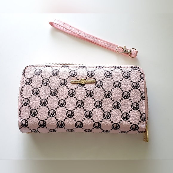 Wendy Keen Pink Backpack and Double Zip Wallet/Wristlet - Picture 2 of 6